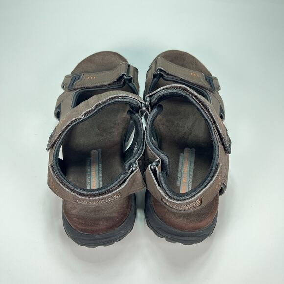 Skechers Relaxed Fit Brown Extra Wide Lightweight Shoes 64487EWW Men’s Size 9 - Picture 6 of 11